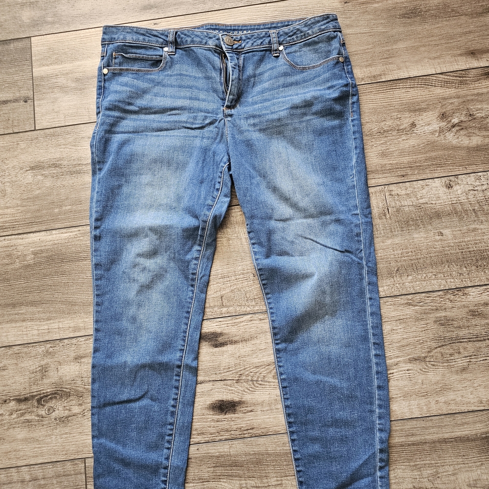 LC Lauren Conrad Women's Blue Skinny Jeans